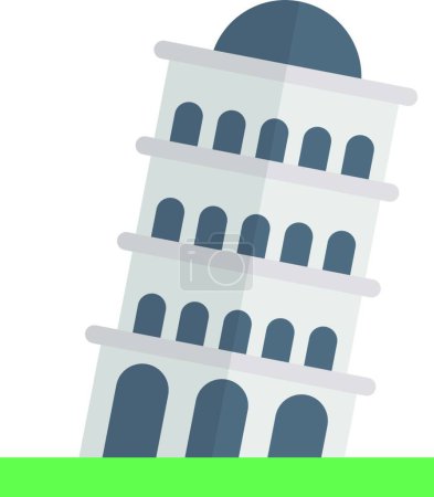 Illustration for "tower " web icon vector illustration - Royalty Free Image