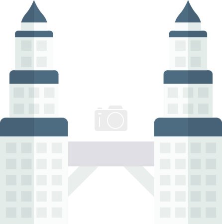 Illustration for "landmark " web icon vector illustration - Royalty Free Image