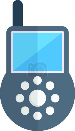 Illustration for Cellphone toy, simple vector icon - Royalty Free Image