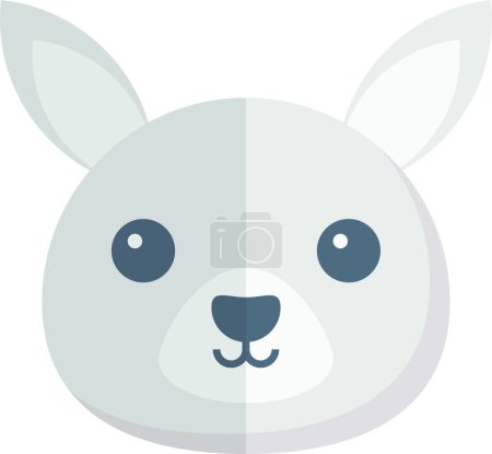 Illustration for Bunny icon vector illustration - Royalty Free Image