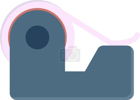 Téléchargez les illustrations : " tape cutter "illustration vectorielle icône web - en licence libre de droit