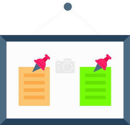 Illustration for "board " icon, vector illustration - Royalty Free Image