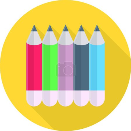 Illustration for Colors web icon, vector illustration - Royalty Free Image