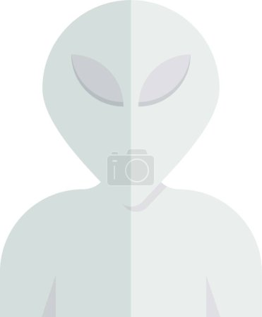 Téléchargez les illustrations : Illustration vectorielle icône extraterrestre - en licence libre de droit