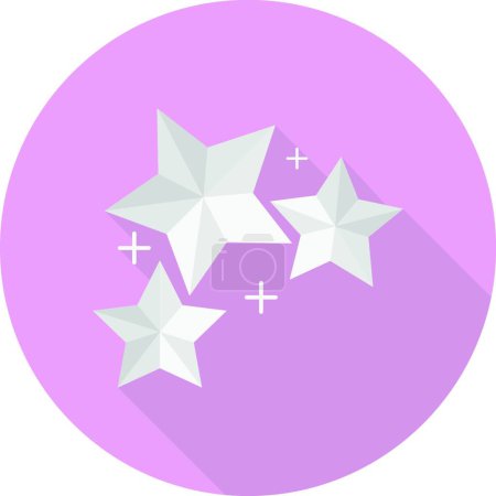 Ilustración de Icono de estrellas vector ilustración - Imagen libre de derechos
