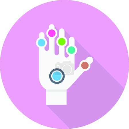 Illustration for "hand " flat icon, vector illustration - Royalty Free Image