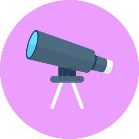 Ilustración de Icono binocular ilustración vectorial - Imagen libre de derechos