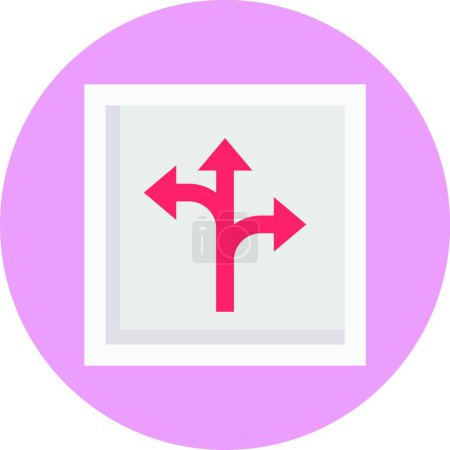 Illustration for "arrow " flat icon, vector illustration - Royalty Free Image