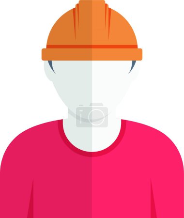 Illustration for "engineer " flat icon, vector illustration - Royalty Free Image
