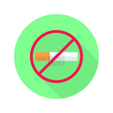 Téléchargez les illustrations : Pas de signe fumeur. logo de cigarette - en licence libre de droit
