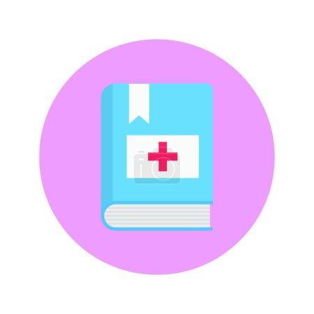 Téléchargez les illustrations : Instructions de soins de santé, icône vectorielle simple - en licence libre de droit