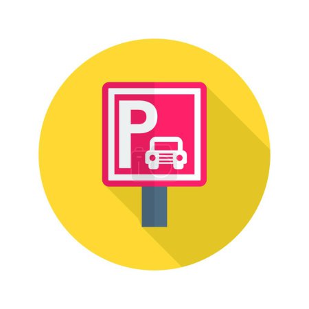 Illustration for "road sign " web icon vector illustration - Royalty Free Image