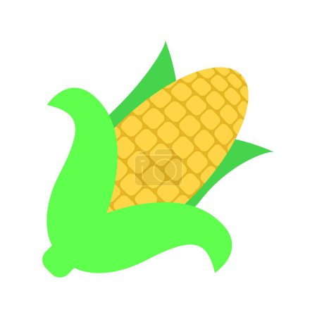 Illustration for Corn icon vector illustration - Royalty Free Image