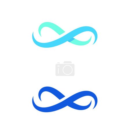 Illustration for Illustration of the Infinity Design Vector - Royalty Free Image