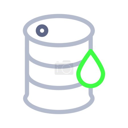 Téléchargez les illustrations : "carburant "illustration vectorielle icône web - en licence libre de droit