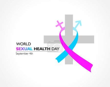 Téléchargez les illustrations : World Sexual Health Day Concept which is held on September 4th - en licence libre de droit