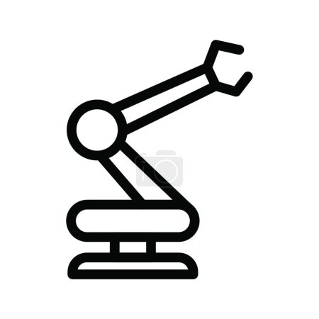 Illustration for Robotic machine icon vector illustration - Royalty Free Image