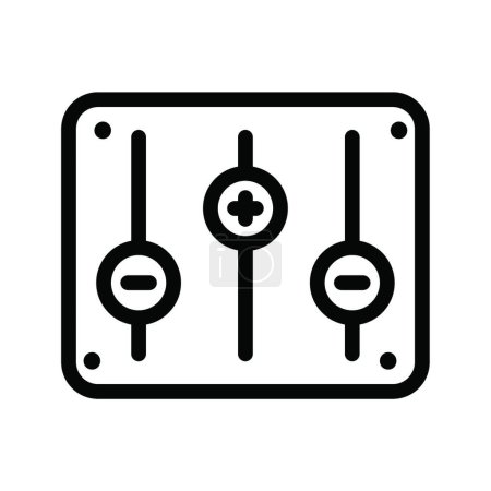 Illustration for "control " web icon vector illustration - Royalty Free Image
