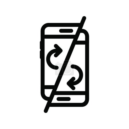 Ilustración de "teléfono "icono web vector ilustración - Imagen libre de derechos