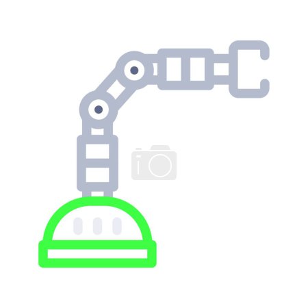 Illustration for Automatic hand icon vector illustration - Royalty Free Image