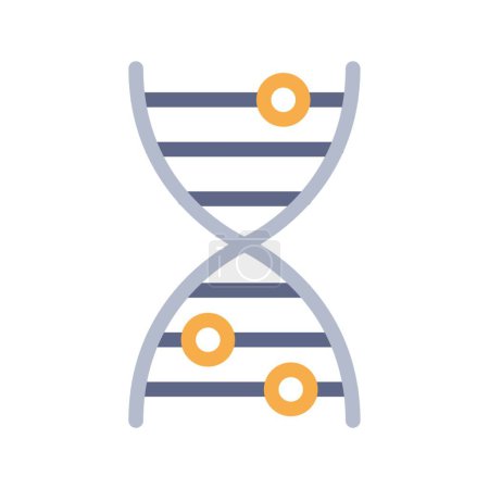 Illustration for Genetics icon vector illustration - Royalty Free Image