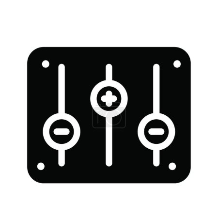 Ilustración de "control "icono web vector ilustración - Imagen libre de derechos