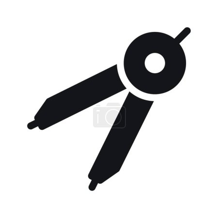 Ilustración de Brújula icono vector ilustración - Imagen libre de derechos