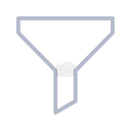 Illustration for "funnel " icon, vector illustration - Royalty Free Image