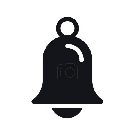 Illustration for Bell icon vector illustration - Royalty Free Image