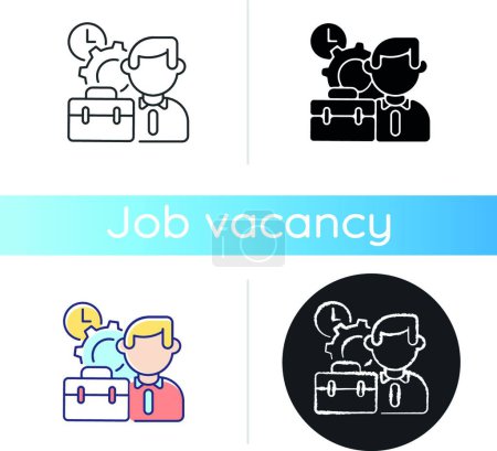 Illustration for Working conditions icon, vector illustration simple design - Royalty Free Image
