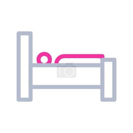 Illustration for Sleep icon, vector illustration simple design - Royalty Free Image