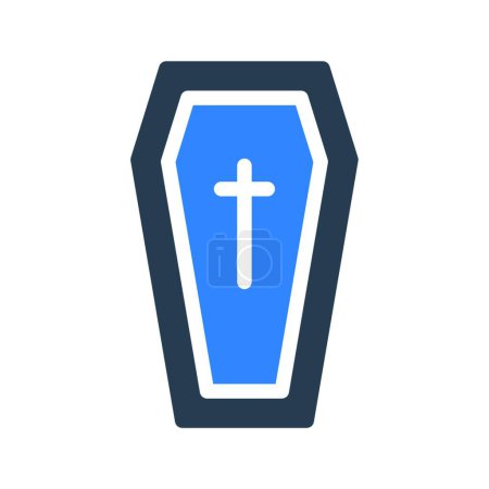 Illustration for Grave icon, vector illustration simple design - Royalty Free Image
