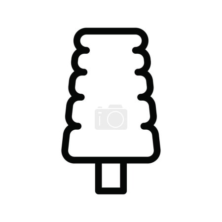 Téléchargez les illustrations : Icône de crème glacée, illustration vectorielle design simple - en licence libre de droit