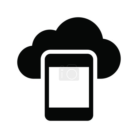 Illustration for "phone " web icon vector illustration - Royalty Free Image