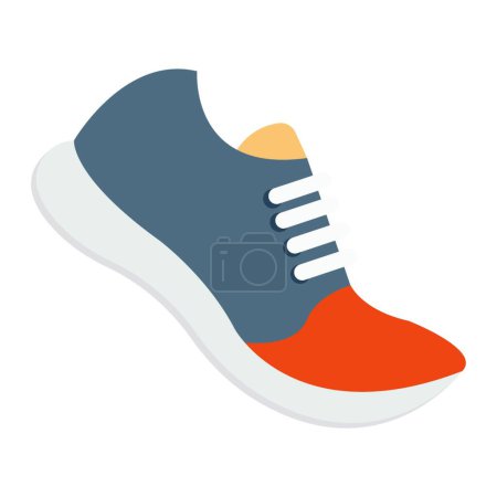 Illustration for Running shoe icon vector illustration - Royalty Free Image
