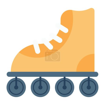 Illustration for Rollers icon vector illustration - Royalty Free Image