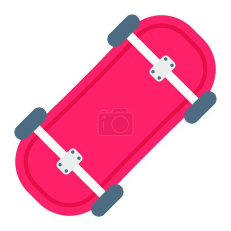 Ilustración de Skateboard icono vector ilustración - Imagen libre de derechos