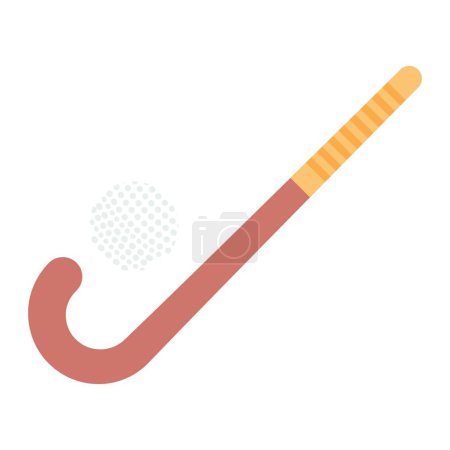 Illustration for Ball and stick icon, vector illustration simple design - Royalty Free Image