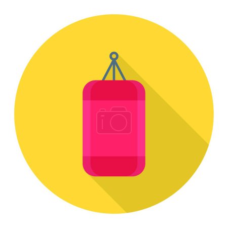 Illustration for Punch bag icon, vector illustration simple design - Royalty Free Image