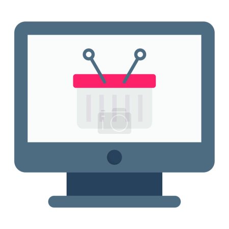 Illustration for E commerce icon, vector illustration simple design - Royalty Free Image