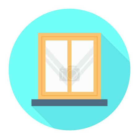 Illustration for Window icon, vector illustration simple design - Royalty Free Image