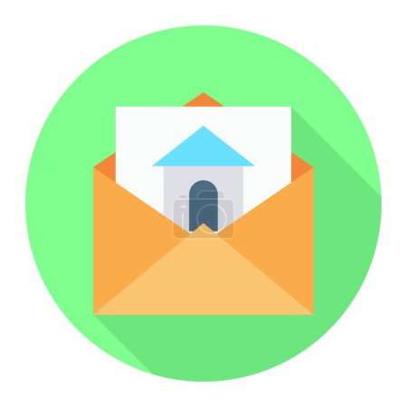 Illustration for Email icon, vector illustration - Royalty Free Image
