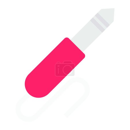 Illustration for Soldering iron icon, vector illustration simple design - Royalty Free Image