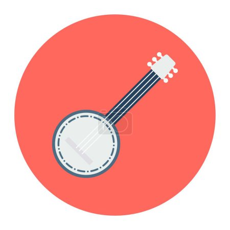 Téléchargez les illustrations : Guitar icon, web simple illustration - en licence libre de droit