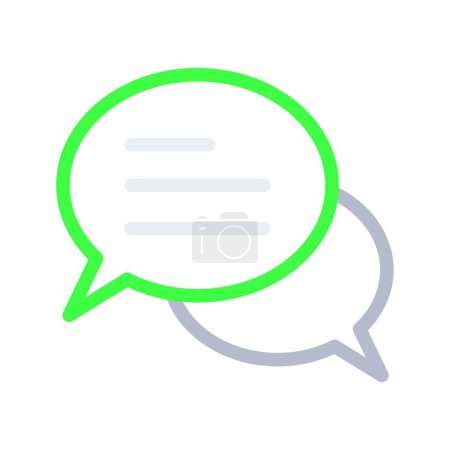 Illustration for Discussion icon, vector illustration - Royalty Free Image