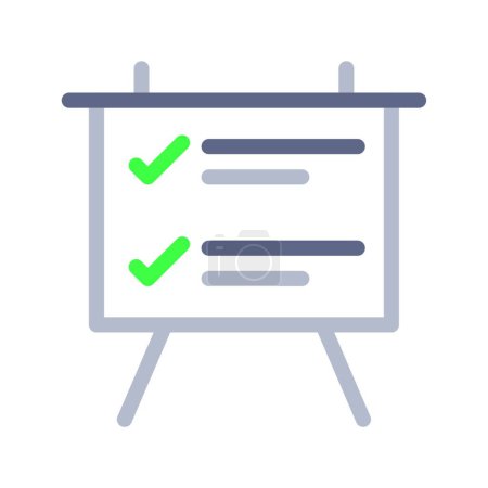 Illustration for "board " web icon vector illustration - Royalty Free Image