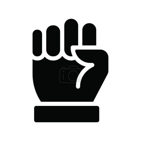 Ilustración de "mano "icono web vector ilustración - Imagen libre de derechos