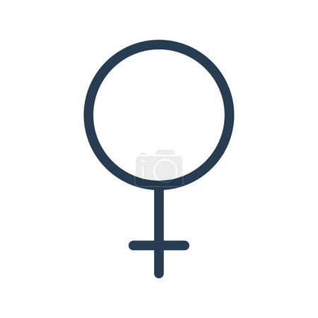 Illustration for Venus icon, vector illustration - Royalty Free Image