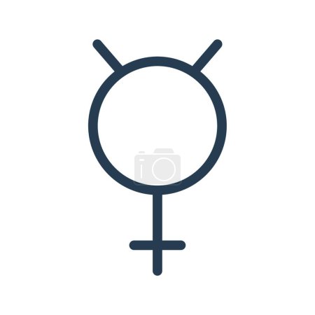 Illustration for Astrology icon, vector illustration - Royalty Free Image
