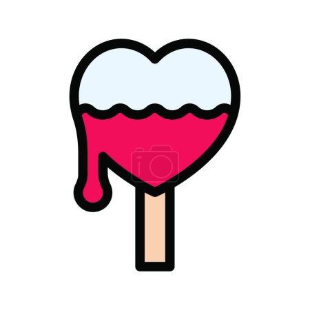 Ilustración de "caramelo "icono plano, ilustración vectorial - Imagen libre de derechos